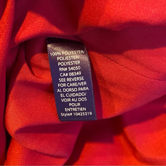 Rachel Roy sleeveless midi red sheath dress size 6 - Picture 7 of 11